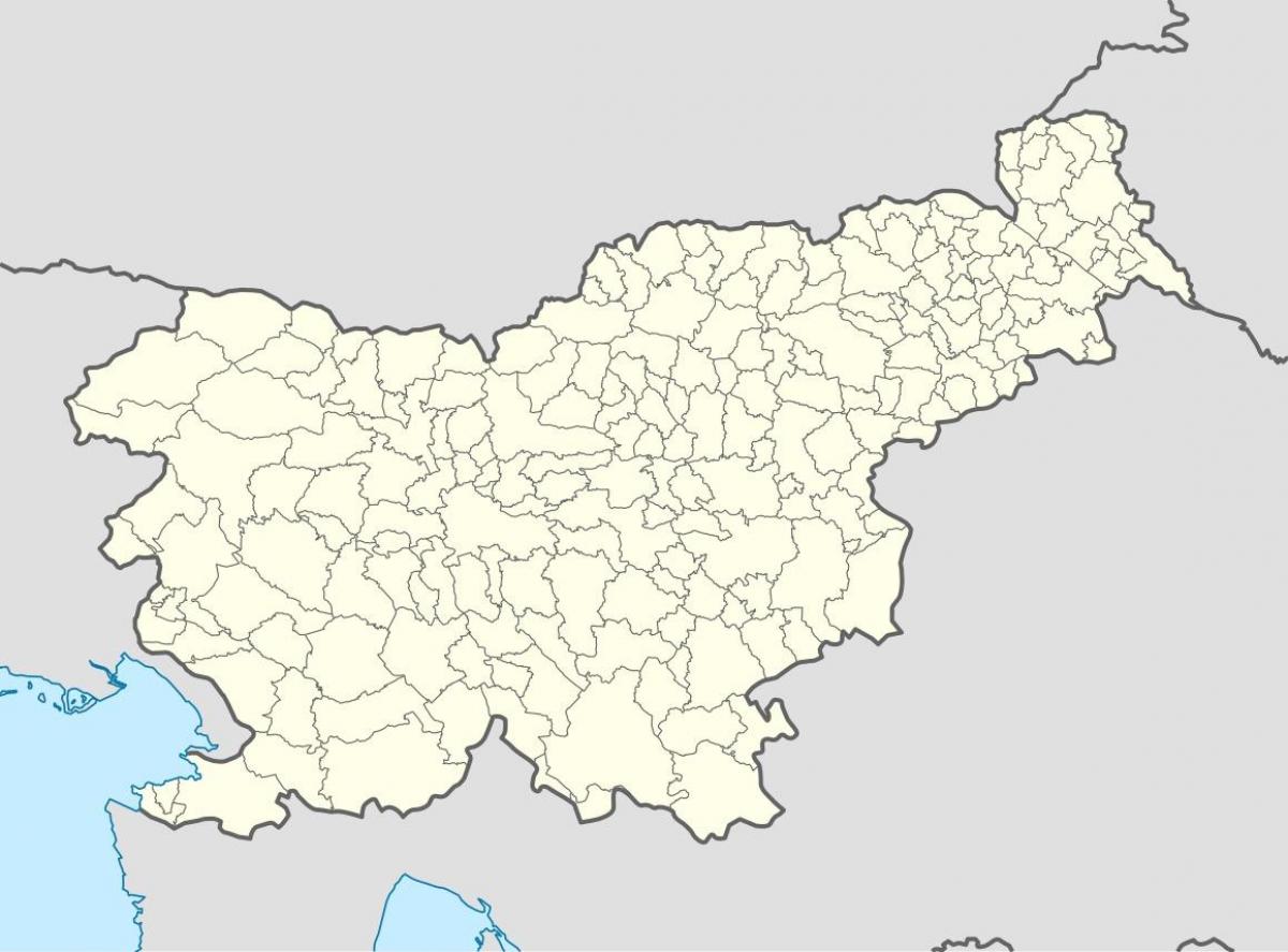 Slowenië kaart plek